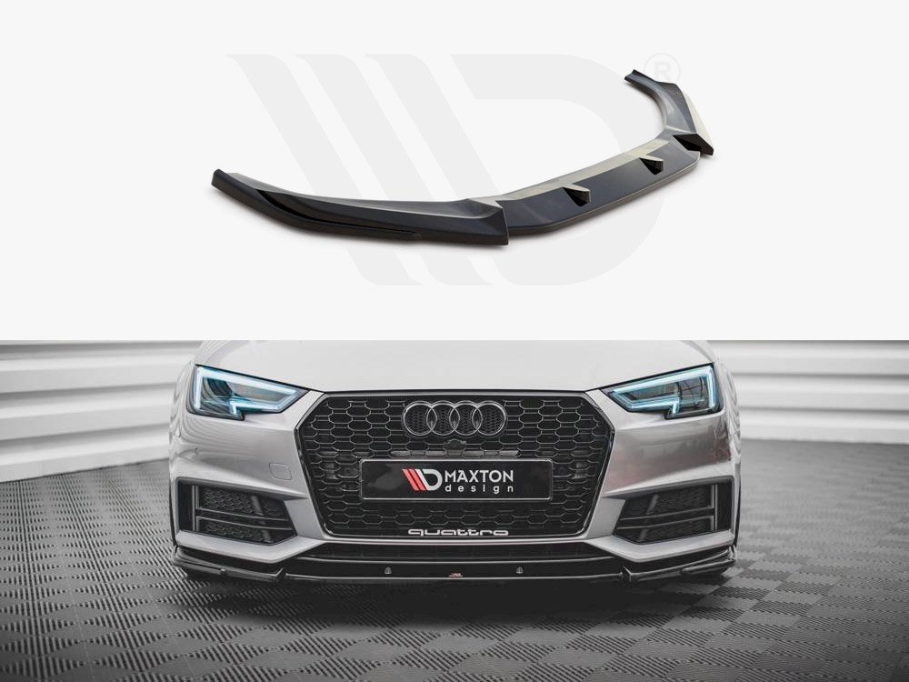 Central Rear Splitter (with vertical bars) Audi A4 S-Line B9 Facelift