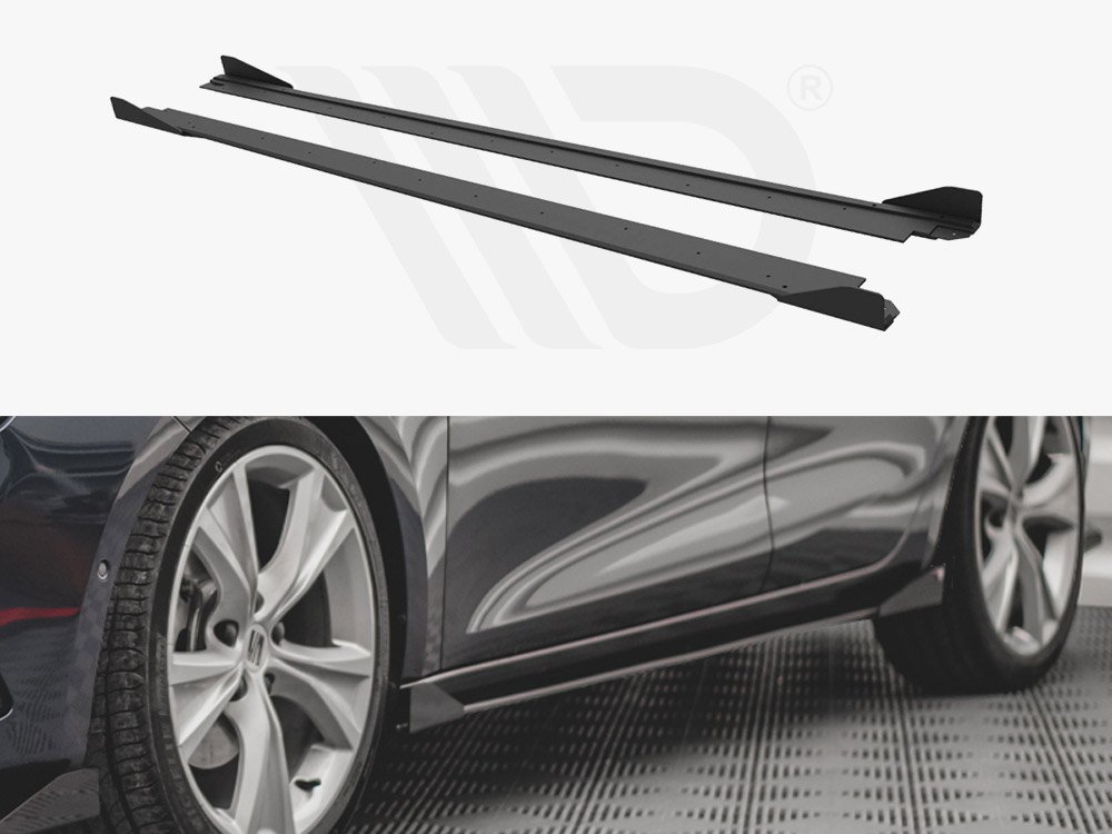 RACING SIDE SKIRTS DIFFUSERS SEAT LEON MK2 MS DESIGN