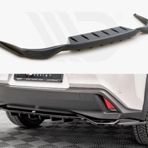Central Rear Splitter (Vertical Bars) Lexus UX MK1 (2018-)