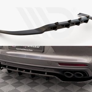 Central Rear Splitter (Vertical Bars) Porsche Panamera E-Hybrid 971