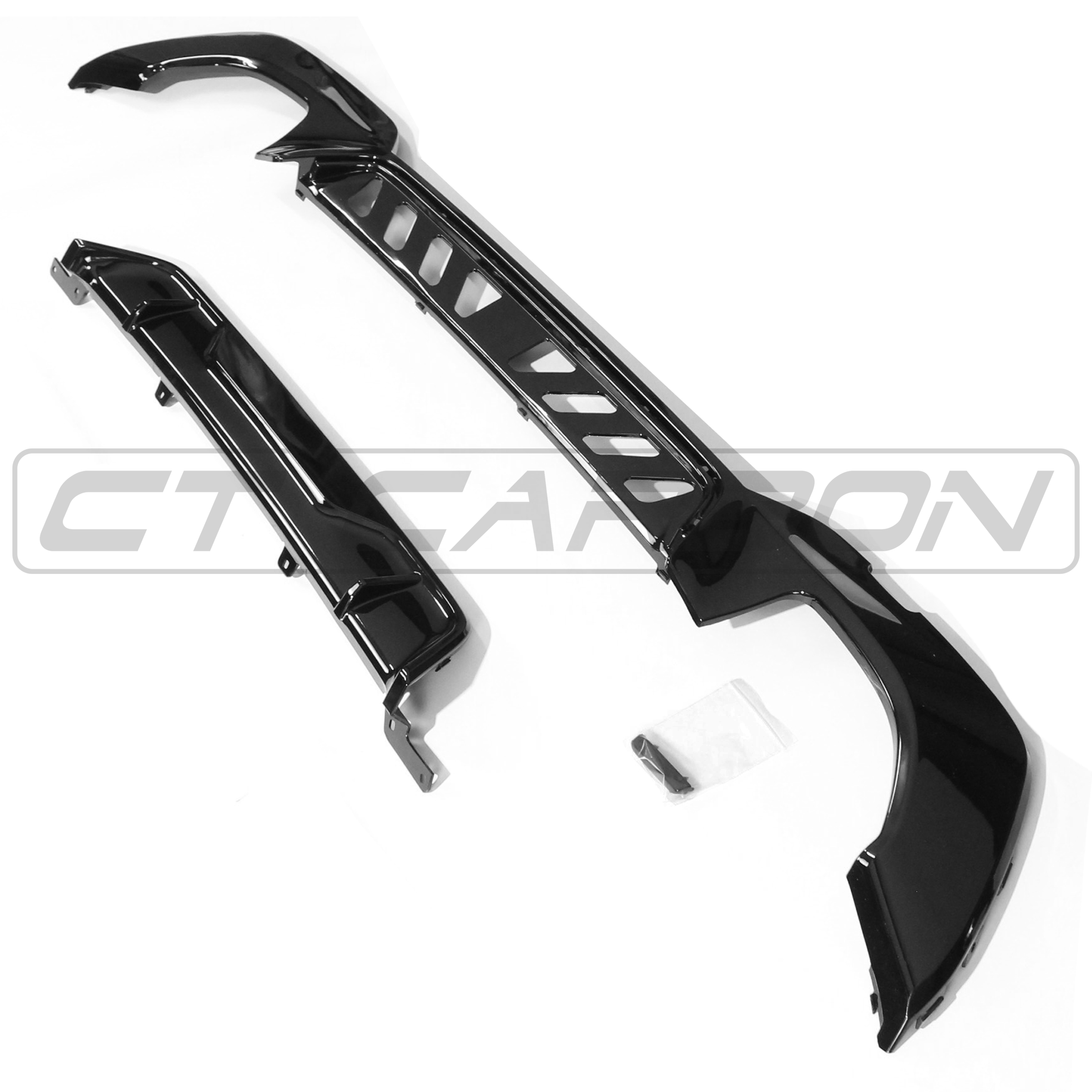 BMW G20/G21 3 SERIES GLOSS BLACK DIFFUSER - MP STYLE (QUAD TIPS) - Mod ...