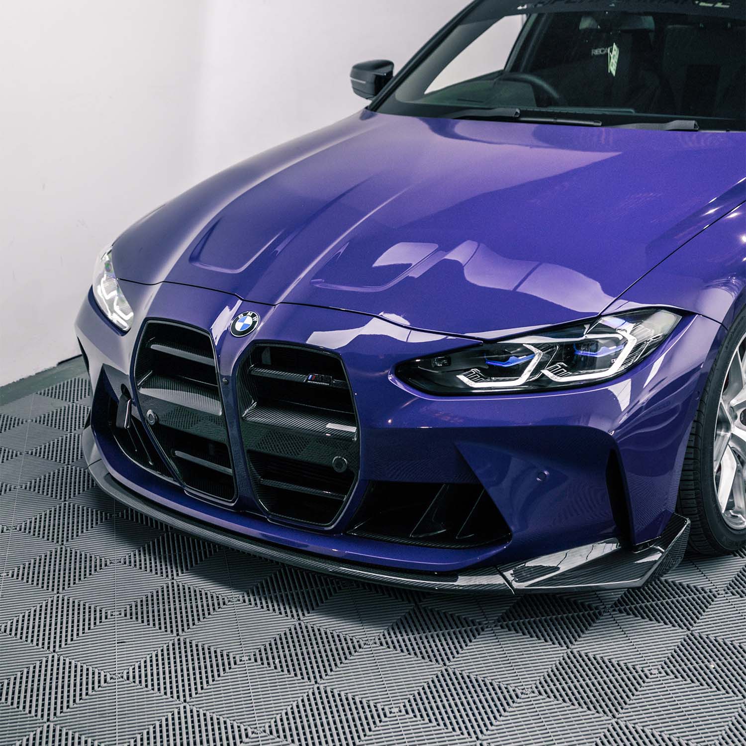 MHC+ BMW M3/M4 CSL Style Front Splitter In Pre Preg Carbon Fibre  (G80/G81/G82/G83) - Mod Central