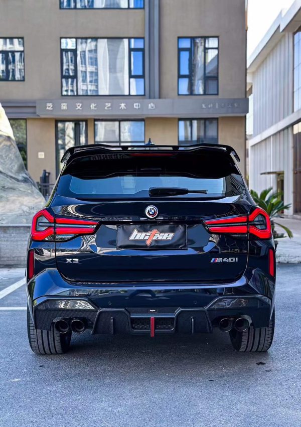 BCXTE - BMW X3 G01 LCI CARBON FIBRE LED REAR DIFFUSER - Mod Central