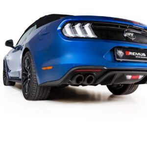 Remus Ford Mustang Facelift Coupe/Convertible 5.0L V8 (17+) Racing Non-Resonated Cat-Back Exhaust
