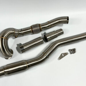 MTC MOTORSPORT AUDI TTS MK3 DOWNPIPE WITH 200 CELL HI-FLOW SPORTS CAT