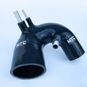 Fiat 500 Abarth T-Jet Silicone Intake Hose Black IHI Turbo | MTC Motorsport