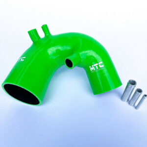 Fiat 500 Abarth T-Jet Silicone Intake Hose Green IHI Turbo | MTC Motorsport