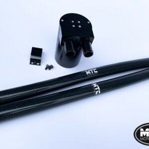 Billet 2 Port Oil Catch Tank Double Baffled Audi S3 1.8T Hoses