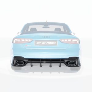 AUDI RS5 B9.5 SPORTBACK & COUPE 2020-2025 CARBON FIBRE DIFFUSER - CT DESIGN