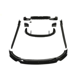 BMW X3 G01 2017-2020 FULL GLOSS BLACK KIT WITH TIPS