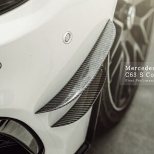 Future Design Carbon W205 C63 AMG Sedan / Coupe Carbon Fiber Front Canards