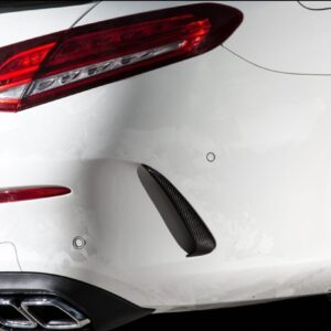Future Design Carbon Carbon Fiber Rear Bumper Canards for W205 C300 C43 C63 AMG Coupe 2 Door 2015-ON
