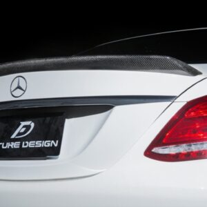 Future Design Carbon Fiber Rear Spoiler MO Style for Benz W205 2015-2020 C300 C43 C63 AMG Sedan 4 Door