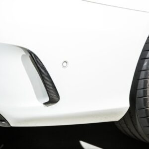 Future Design Carbon Fiber Rear Bumper Canards Valences Trim for W205 C300 C43 C63 AMG Sedan 2015-ON