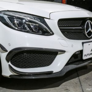 Future Design Carbon Fiber Front Canards (6Pcs) for W205 c300 AMG Sport Package Sedan / Coupe 2015-2018