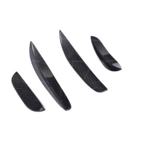 MERCEDES W205 C63 & C63S FRONT BUMPER CARBON FIBRE CANARDS / FINS