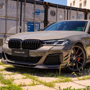 ACHEN CYBE - BMW 5 SERIES G30 LCI CARBON FIBRE FRONT LIP