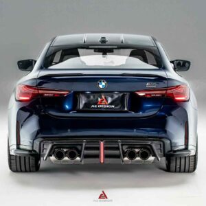 AE DESIGN - BMW M3 G80 / M4 G82 DRY CARBON FIBRE REAR DIFFUSER V4