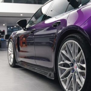 AE DESIGN - PORSCHE PANAMERA 976 2024+ DRY CARBON FIBRE SIDE SKIRTS