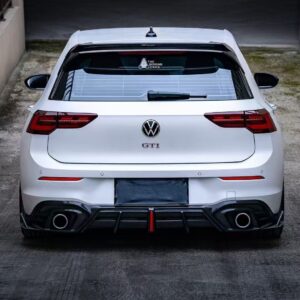 AE DESIGN - VOLKSWAGEN GOLF MK8 ABS PLASTIC REAR DIFFUSER