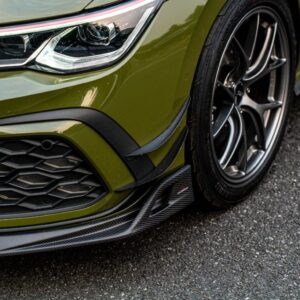 AE DESIGN - VOLKSWAGEN GOLF MK8 GTI / R LINE CARBON FIBRE FRONT CANARDS