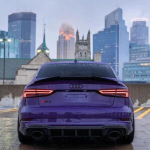 AERO CARBON - AUDI A3 S3 RS3 8V PSM STYLE CARBON FIBRE REAR SPOILER