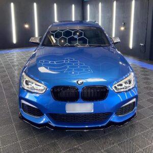 AERO CARBON - BMW 1 SERIES F20 ABS PLASTIC GLOSS BLACK FRONT LIP