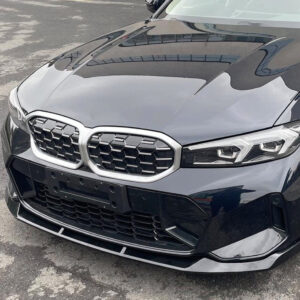 AERO CARBON - BMW 3 SERIES G20 LCI MP STYLE GLOSSY BLACK FRONT LIP SPLITTER