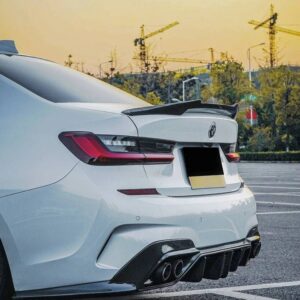 AERO CARBON - BMW 3 SERIES G20 / M3 G80  GLOSS BLACK M4 STYLE SPOILER