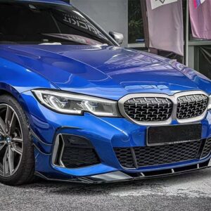 AERO CARBON - BMW 3 SERIES G20 PRE-LCI 2019-22 GLOSS BLACK FRONT LIP