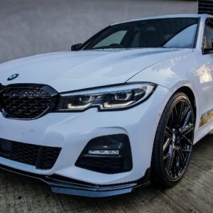 AERO CARBON - BMW 3 SERIES G20 PRE-LCI MP STYLE FRONT LIP ABS PLASTIC GLOSS BLACK
