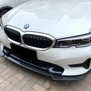 AERO CARBON - BMW 3 SERIES G20 SPORT (PRE LCI) ABS PLASTIC GLOSS BLACK FRONT LIP