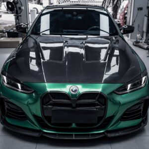 AERO CARBON - BMW 4 SERIES G22 CARBON FIBER HOOD BONNET ALPHA STYLE