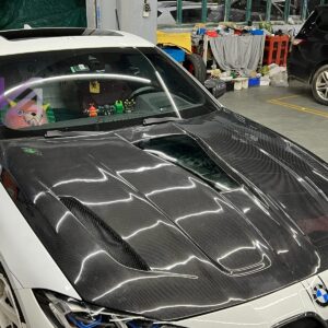 AERO CARBON - BMW 4 SERIES G22 G26 CARBON FIBRE BONNET HOOD IMP STYLE