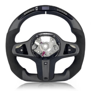 AERO CARBON - BMW G SERIES LED MATTE CARBON STEERING WHEEL W/HEATED OPTION