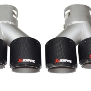 AERO CARBON - BMW M240 / M340 / M440 CARBON FIBRE AK STYLE DUAL EXHAUST TIPS