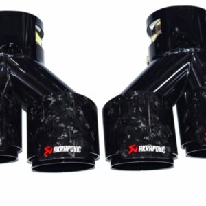 AERO CARBON - BMW M240 / M340 / M440 FORGED CARBON AK STYLE DUAL EXHAUST TIPS