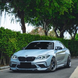 AERO CARBON - BMW M2C F87 DRY CARBON FIBRE FRONT LIP 3D STYLE