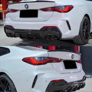 AERO CARBON - BMW M4 G82 / BMW 4 SERIES G22 CARBON REAR SPOILER RA STYLE
