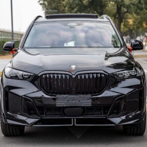 AERO CARBON - BMW X5 G05 LCI ABS GLOSS BLACK FRONT LIP MP VERSION