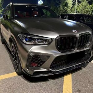 AERO CARBON - BMW X5M F95 / X6M F96 DRY CARBON FIBRE FRONT LIP ST STYLE