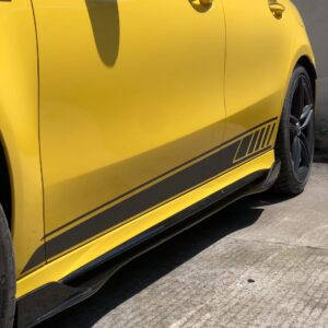 AERO CARBON - MERCEDES A CLASS W177 AMG LINE  A35 / A45 CARBON SIDE SKIRTS