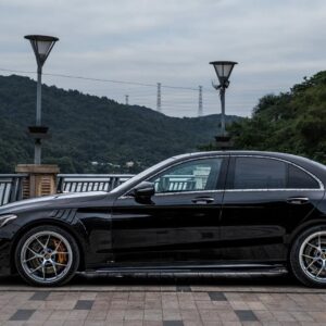 AERO CARBON - MERCEDES C CLASS W205 C63 C63S CARBON FIBRE SIDE SKIRTS