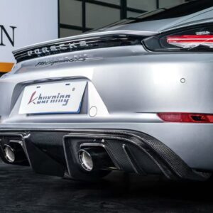 AERO CARBON - PORSCHE 718 CAYMAN CARBON FIBRE GT4 STYLE  REAR DIFFUSER
