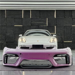 AERO CARBON - PORSCHE 718 CAYMAN TO GT4 CONVERSION FRONT BUMPER