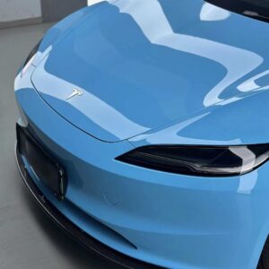 AERO CARBON - TESLA MODEL 3 HIGHLAND 2024+ DRY CARBON FIBRE FRONT LIP V1