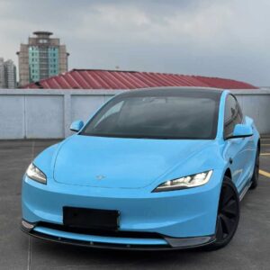 AERO CARBON - TESLA MODEL 3 HIGHLAND 2024+ DRY CARBON FIBRE FRONT LIP V2