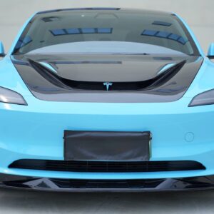 AERO CARBON - TESLA MODEL 3 HIGHLAND 2024+ DRY CARBON FIBRE HOOD BONNET