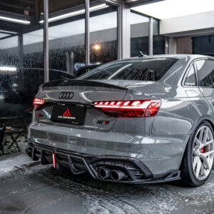 AE DESIGN - AUDI A4 / S4 B9.5 CARBON FIBRE LED REAR DIFFUSER