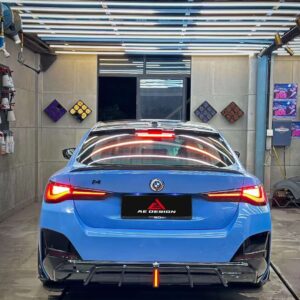 AE DESIGN - BMW I4 G26 GLOSS BLACK REAR DIFFUSER